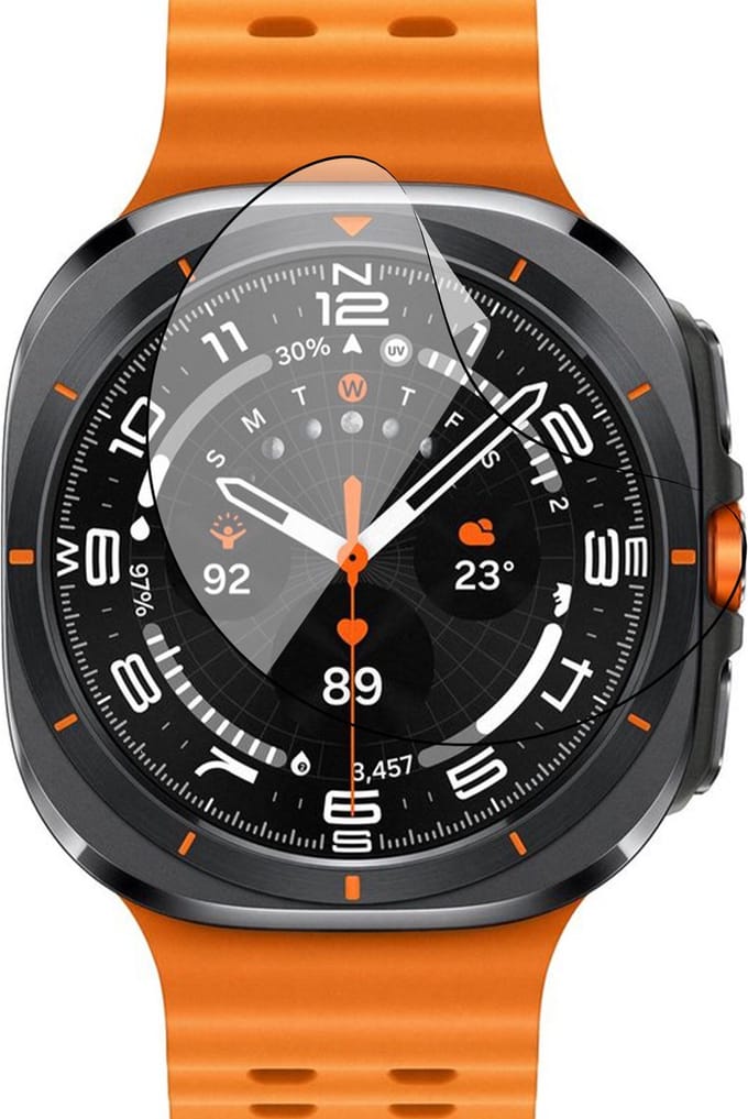 Screenprotector geschikt voor Samsung Watch Ultra 47mm (2024/2025) - 1x FlexGuard Screen Protector