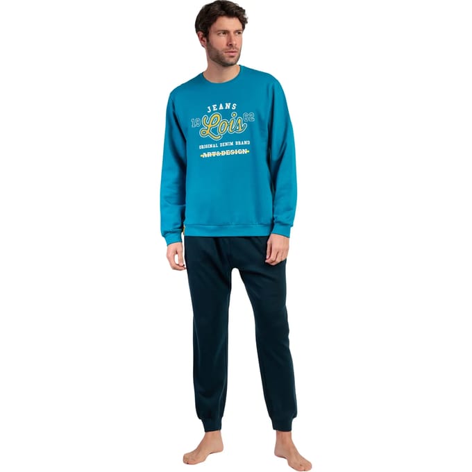 Trainingspak Admas Pyjama broek top lange mouwen Snow Lois