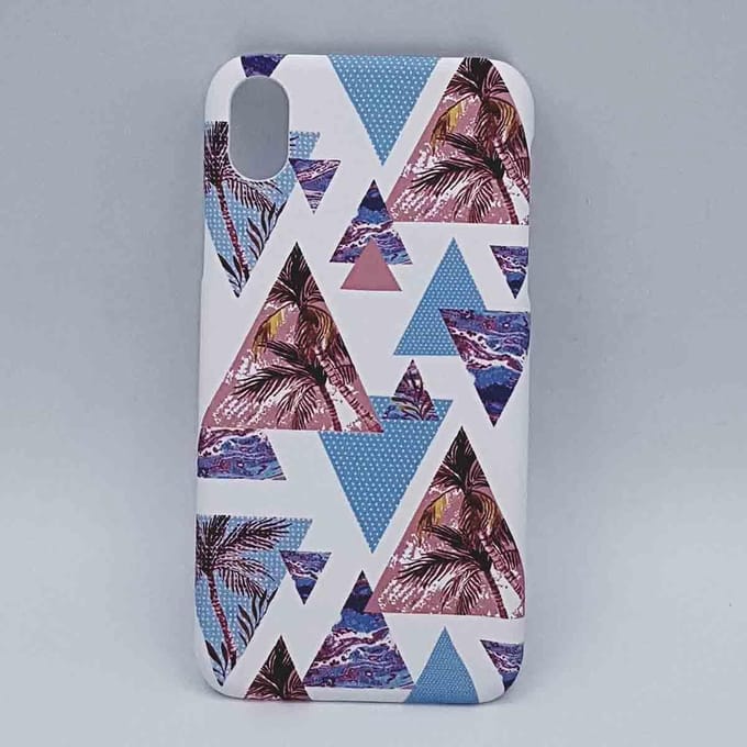 Geschikt voor IPhone XR – hoesje – triangle palms