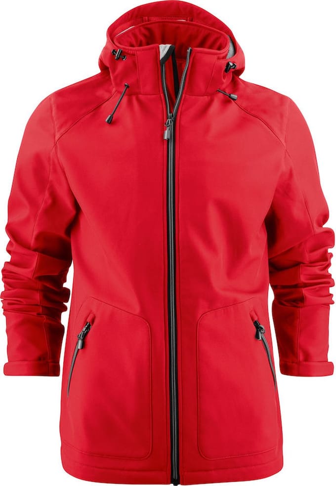 Printer Softshell Jas Karting - Rood - Maat S