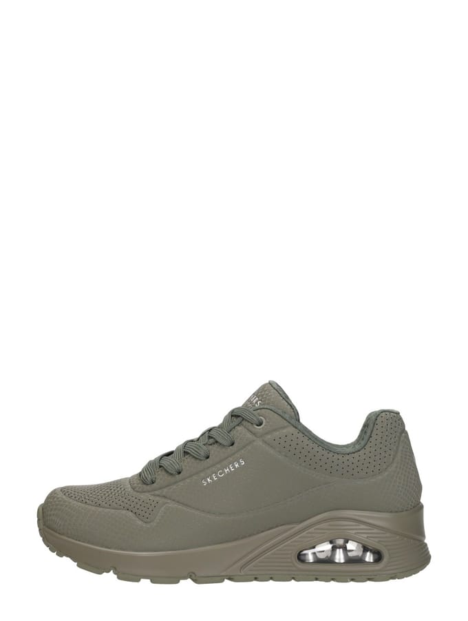 Skechers Skechers Uno Shiny Scale Sneakers groen Textiel