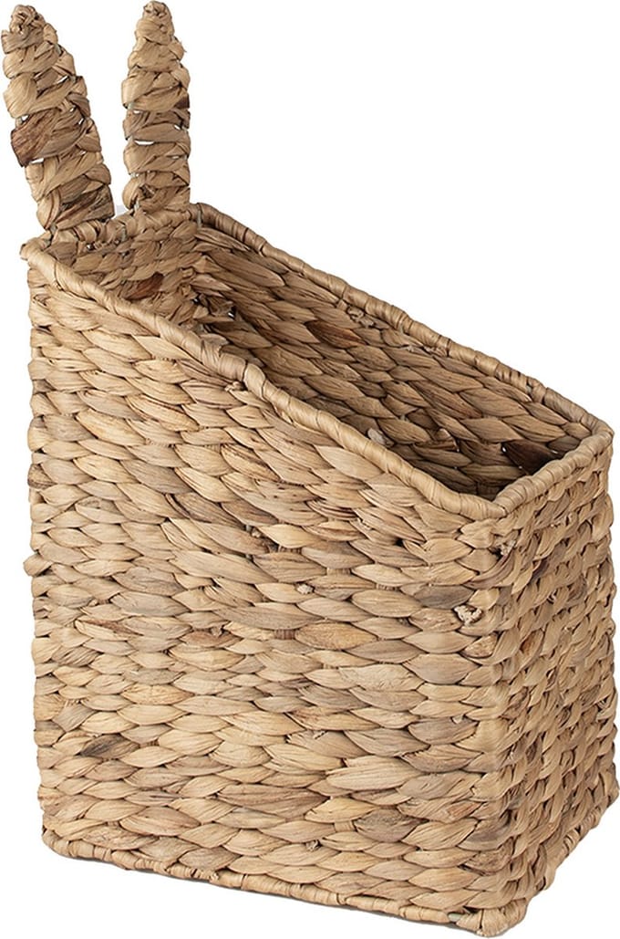 Clayre & Eef Opbergmand 25x18x20/42 cm Bruin Rotan