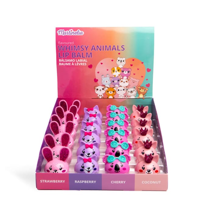 Hydraterende Lippenbalsem Voor Kinderen Fruitig Whimsy Animals Martinelia 4 G
