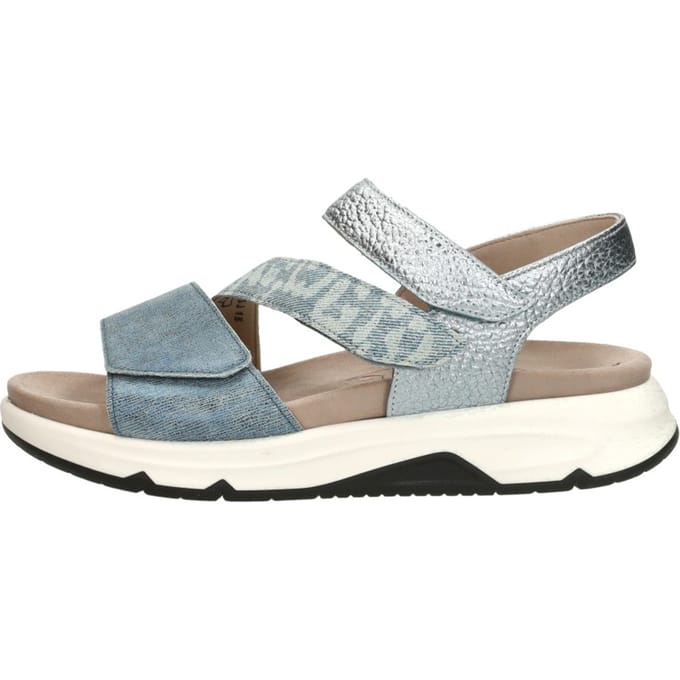 Gabor Rollingsoft Sandalen blauw Synthetisch - Dames - Maat 38.5