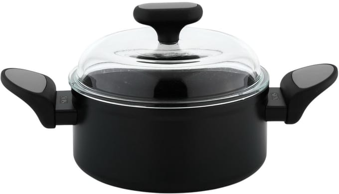 NOIS Zilveren Pan 20cm met Deksel - 3,1L Greblon C3+ Antiaanbaklaag