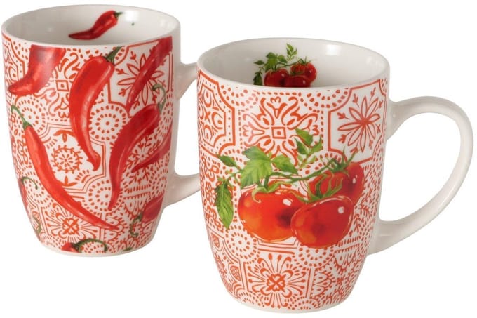 Boltze Home mok Rosso 330ml kleurrijk design voor kinderen.