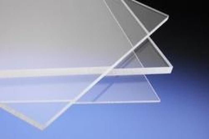 Kunststofglas glashelder 4mm, 100x100cm