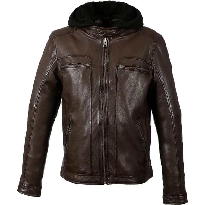 Leren jas Oakwood Drink