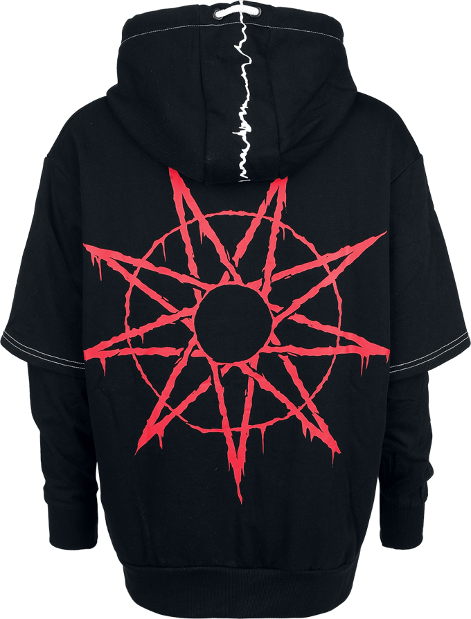 Slipknot EMP Signature Collection Dames Vest met capuchon - zwart/rood - M