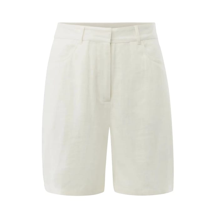 Short van linnenmix voor dames Mexx