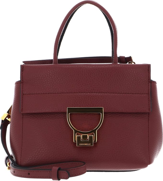 COCCINELLE Leren Handtas Schoudertas Arlettis Handbag Brandy Bruine