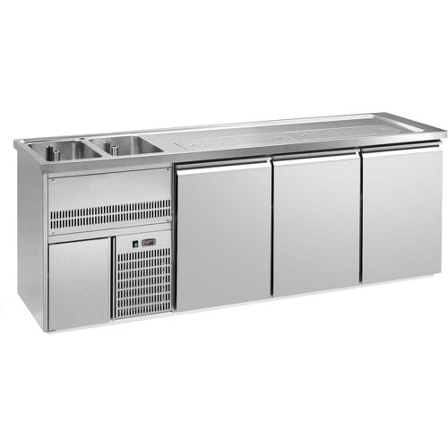 GGM Gastro Biertheke Premium PLUS - 2500x700mm - 3 Türen
