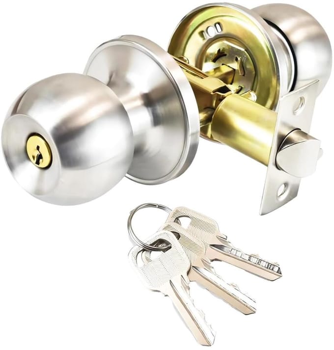 CRLYN® Deurslot Buitendeur - Cilinder Binnendeur - Deurklink Vergrendeling