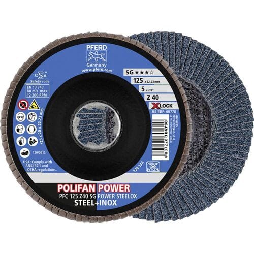 PFERD TOOLS 67784126 Lamellenschijf Diameter 125 mm 10 stuk(s)