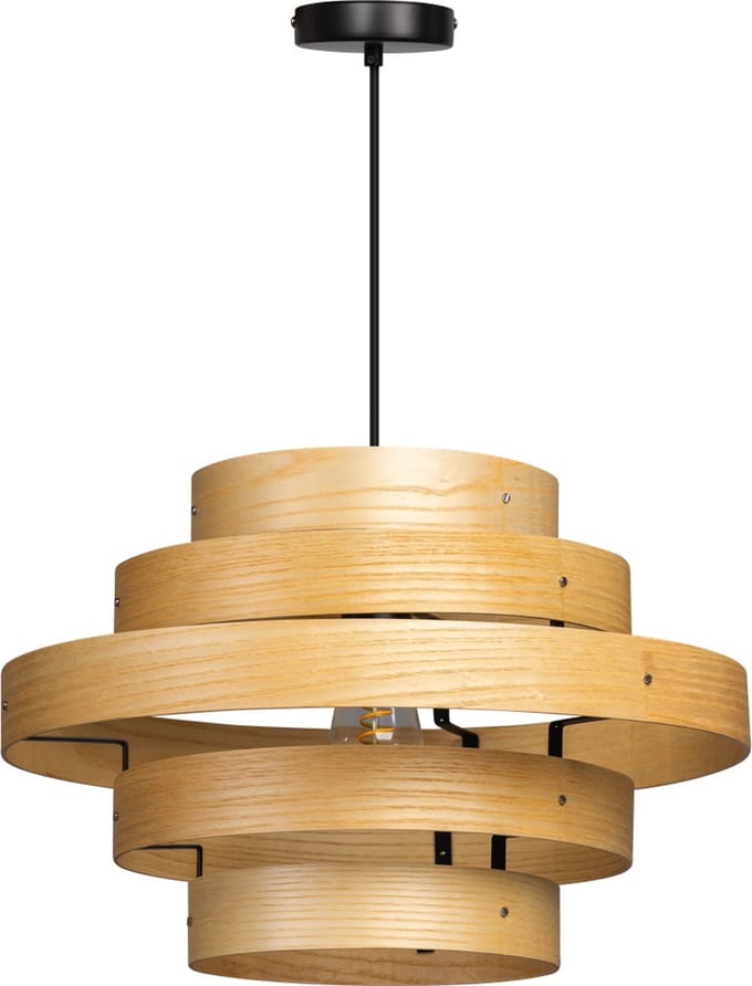 ETH Oaknut - Hanglamp - Hout - 5 Rings