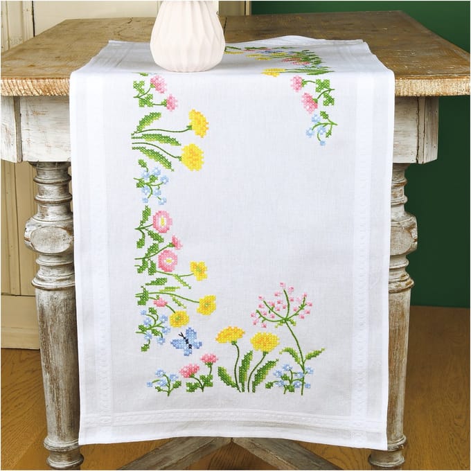 Vervaco - Loper kit Veldbloemen - PN-0152859
