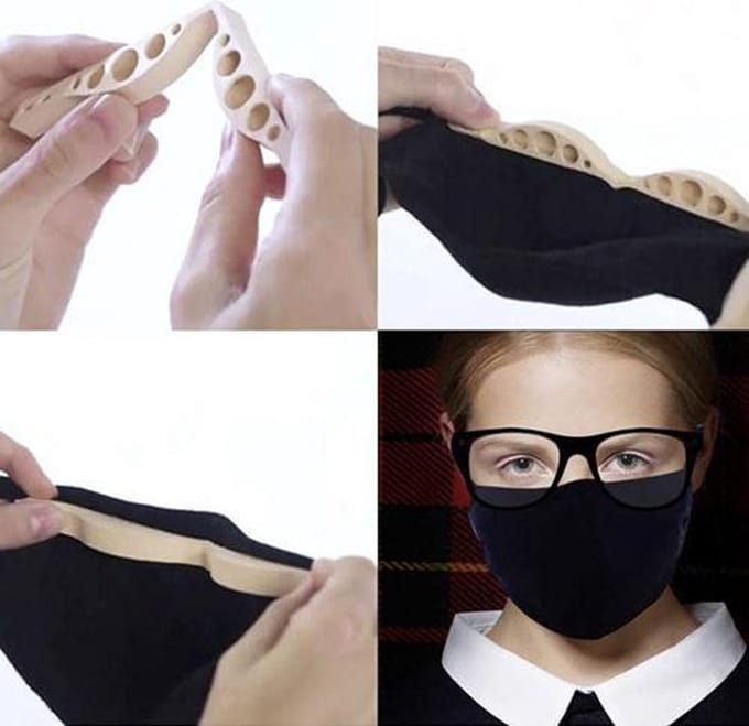 Silicone neusbrug | Anti condens wit