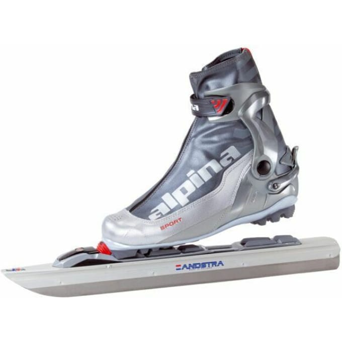 ZANDSTRA - Combi SKS - Klapschaatsen - Grijs