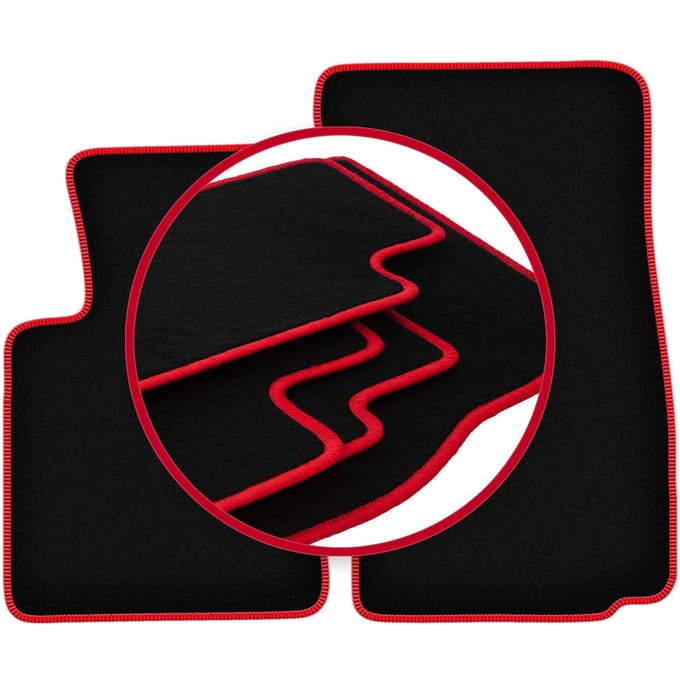 CARLUX-RED automatten voor: BMW Z4 E85 cabriolet (2002-2008)