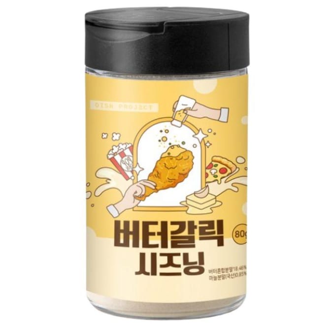 Dish Project Boter Knoflook Kruidenmix Koreaanse Knoflook Boter Poeder 80g 1ea beige
