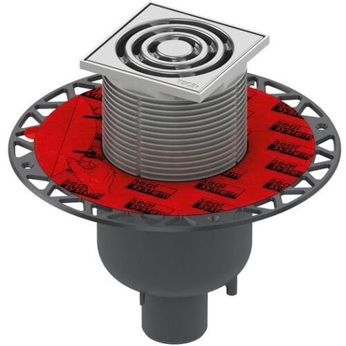 TECEdrainpoint S 130 drain set vertical with Seal System universal flange 3601300