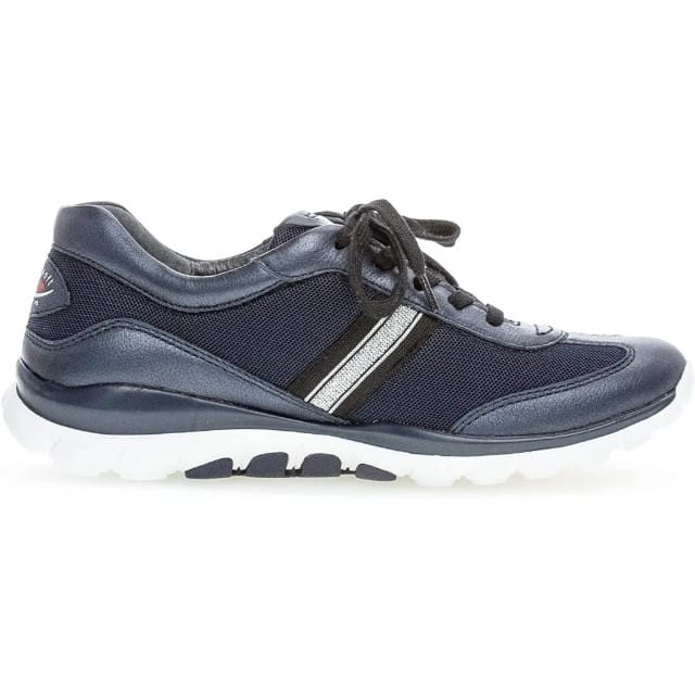 Gabor rollingsoft sensitive 56.966.66 - dames rollende wandelsneaker - Blauw - maat 37.5 (EU) 4.5 (UK)
