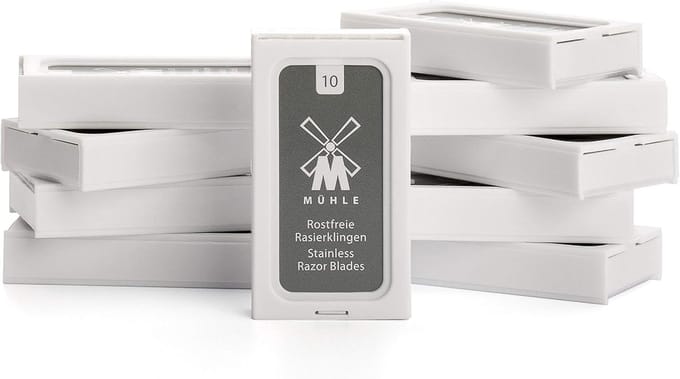 10 Stuks Scheermesjes voor Traditionele Veiligheidsscheerapparaten