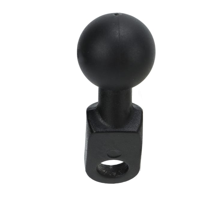 Adaptateur de rotule coudée pour rétroviseur de 1 po, support de téléphone, rotule pour trou de montage de 10 mm pour vélo black