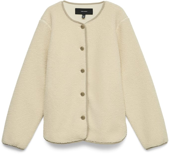 VERO MODA - VMKIMBERLY TEDDY SHORT JACKET EXCL - Dames - Gewatteerde jassen