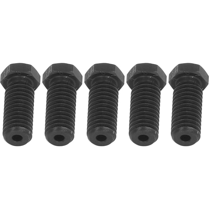 5 STUKS 3D Printer Hotend Nozzle Gehard Staal M6 Draad 0.4mm Printer Nozzle voor QIDI X?Max3 gray