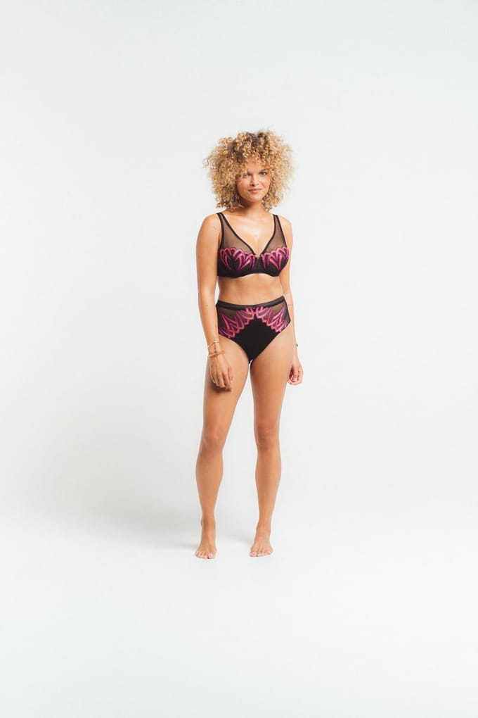 Louisa Bracq - Virtual Sunset Hoge Slip - maat 44 - Meerkleurig/Zwart