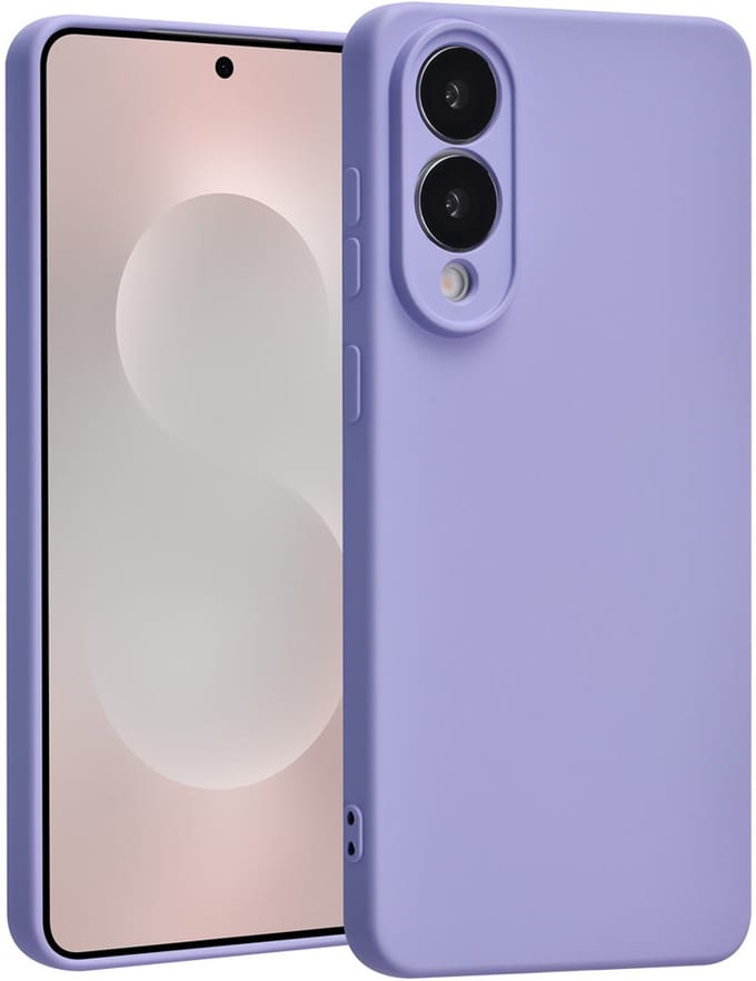 TUNIQ Back cover voor Galaxy S25 Edge - Lilac - Schokabsorberend - Antislip Grip