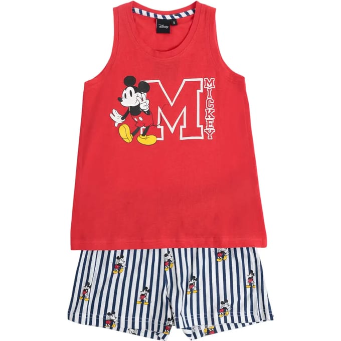 Pyjama-sets Admas Pyjamashort tanktop Mickey NY Summer Disney