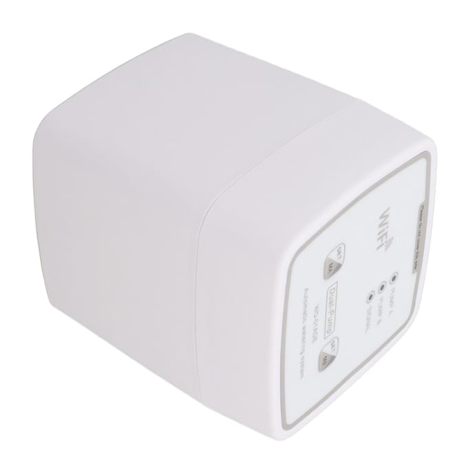 WiFi Druppelirrigatiekit Afstandsbediening Dubbele Pomp Automatisch Bewateringssysteem voor 20 Potplanten white