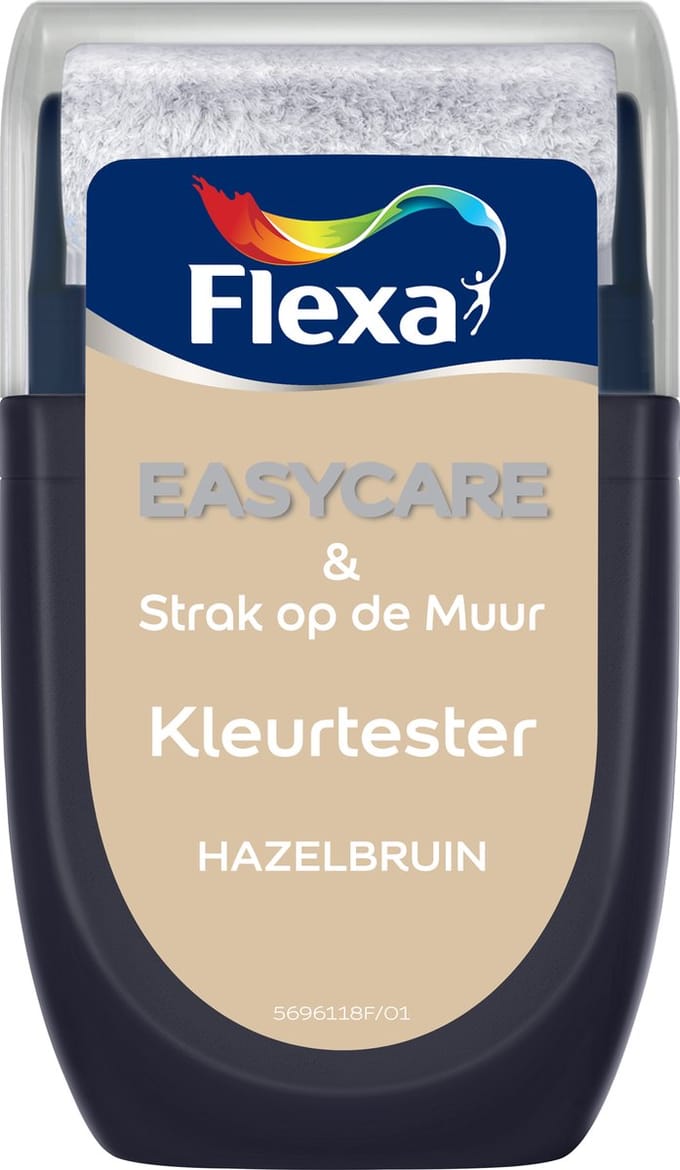 Flexa Strak Op De Muur Verftester - Mat - Hazelbruin - 30ml
