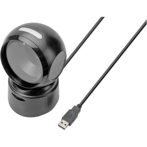Digitus DA-81005 2D-barcodescanner Kabel 1D, 2D Laser Zwart Desktop USB