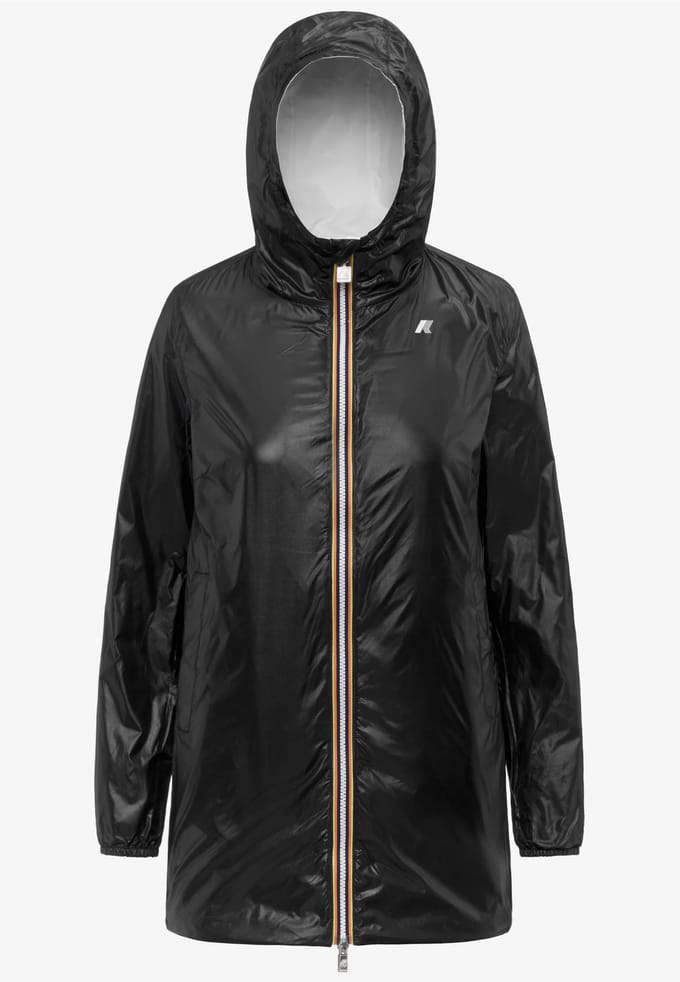 Vrouwenjas Kway Sophie. Plus.2 Dubbel zwart wit