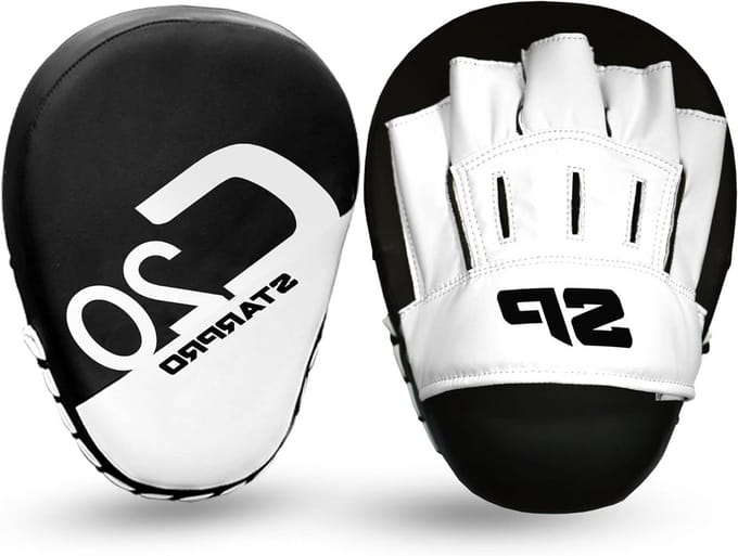 Bokspads - Stootkussens - Vechtsport Training - Lichtgewicht Schuim - One Size - Zwart