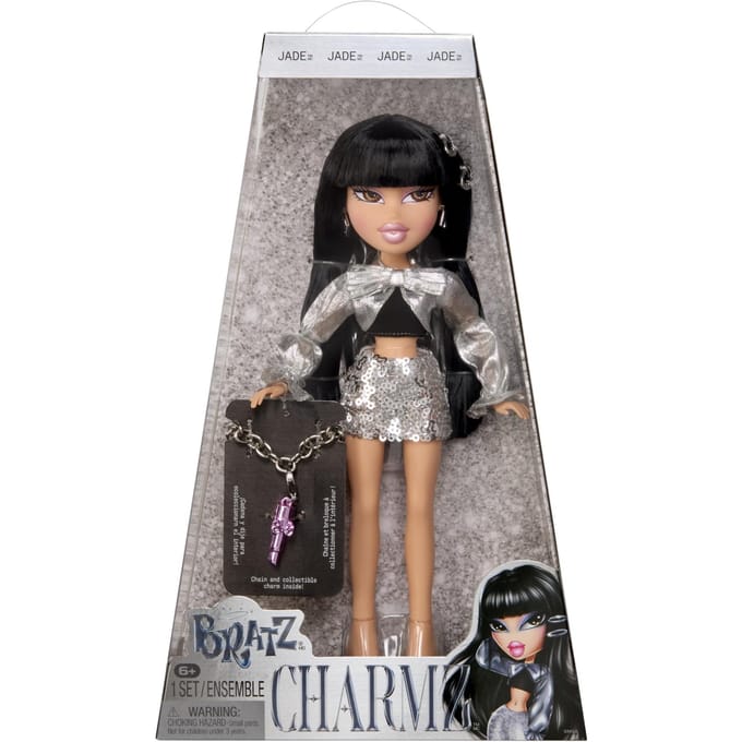 Bratz Charmz-modepop Jade met bedelarmband om te verzamelen