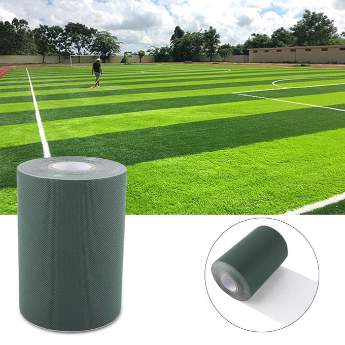 15*1000cm Zelfklevende Verbindingstape Synthetisch Gazon Kunstgras gray
