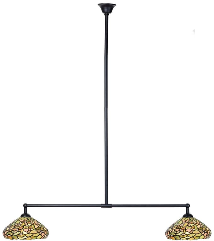 Tiffany T-lamp 2 lichts Settle Down - Art Deco Trade