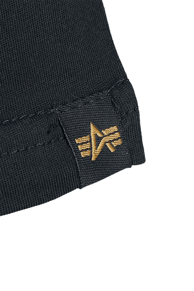 Alpha Industries T-shirt - Basic T-Shirt - M tot XL - voor Mannen - zwart