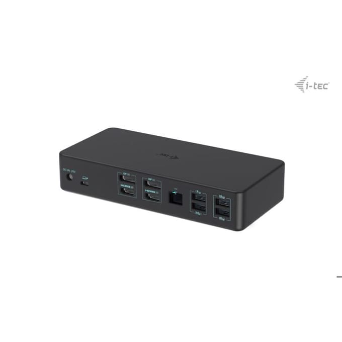 i-Tec - Universal Docking Station met 2 x HDMI - 2 x DP en vele andere poorten