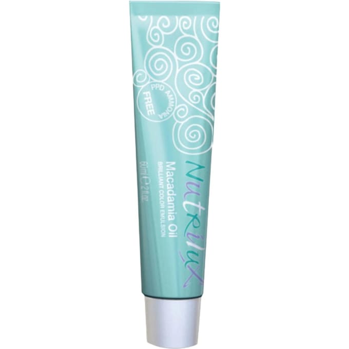 Intercosmo, Nutrilux, Huile de Macadamia, Coloration Permanente Cheveux, 5.22 Bleu Bouteille, 60 ml