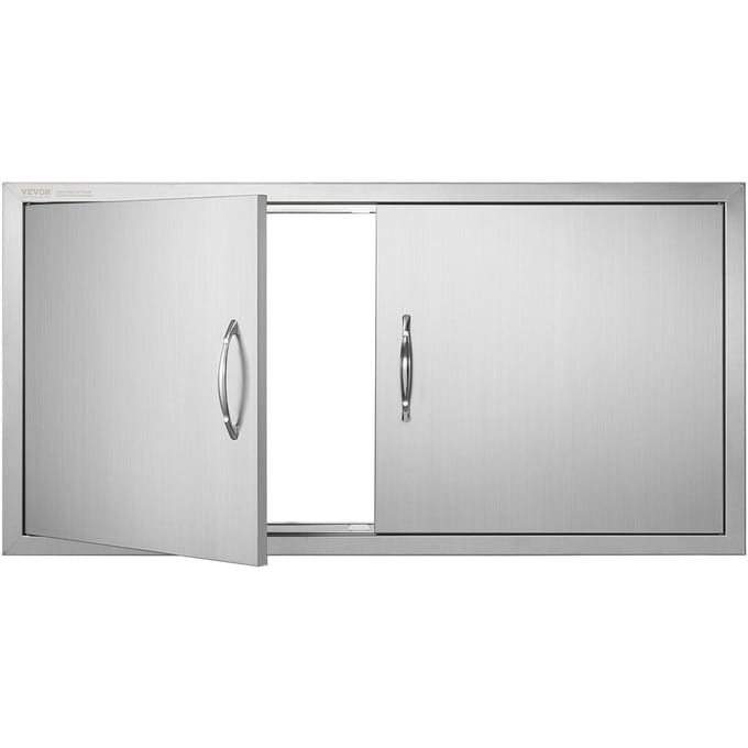 1067x534 mm BBQ Eiland Toegangsdeur Buitenkeuken Deur Roestvrij Staal