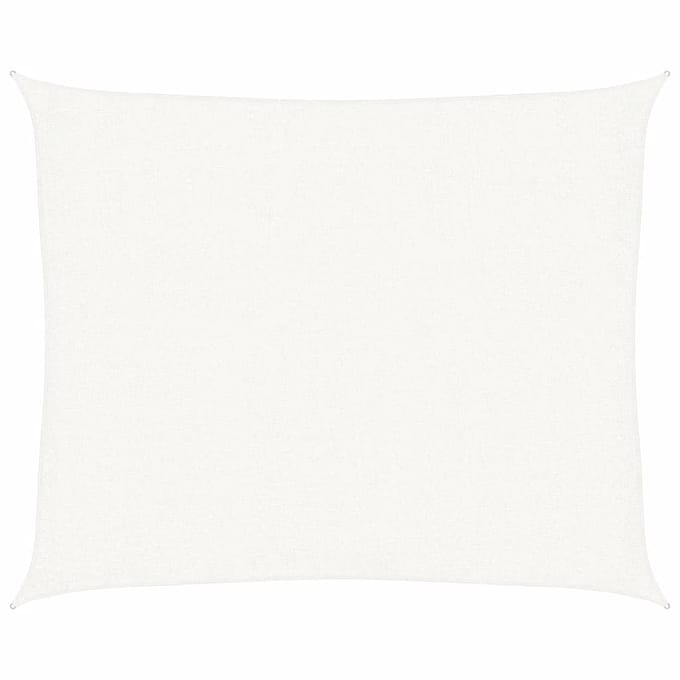 vidaXL - Zonnezeil - 160 - g/m² - 2,5x3 - m - HDPE - wit