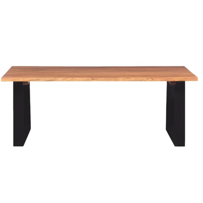 vidaXL - Salontafel - massief - acaciahout - 110x60x40 - cm