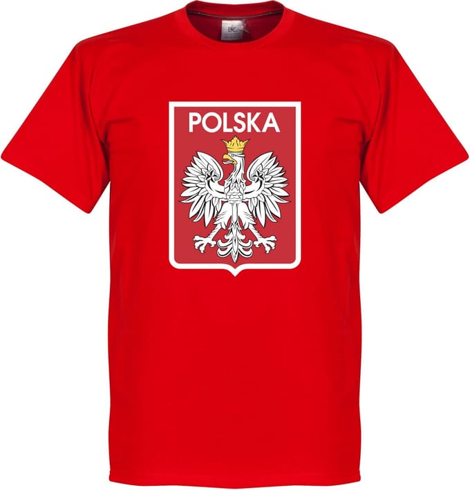 Polen Logo T-Shirt - Rood - S