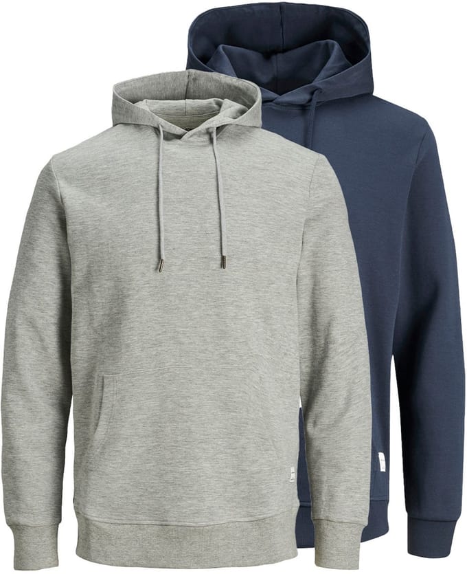 Jack & Jones Heren hoddie 2 pack Basic