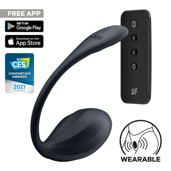 Satisfyer 'Geribbelde Petal Connect App', 11 cm